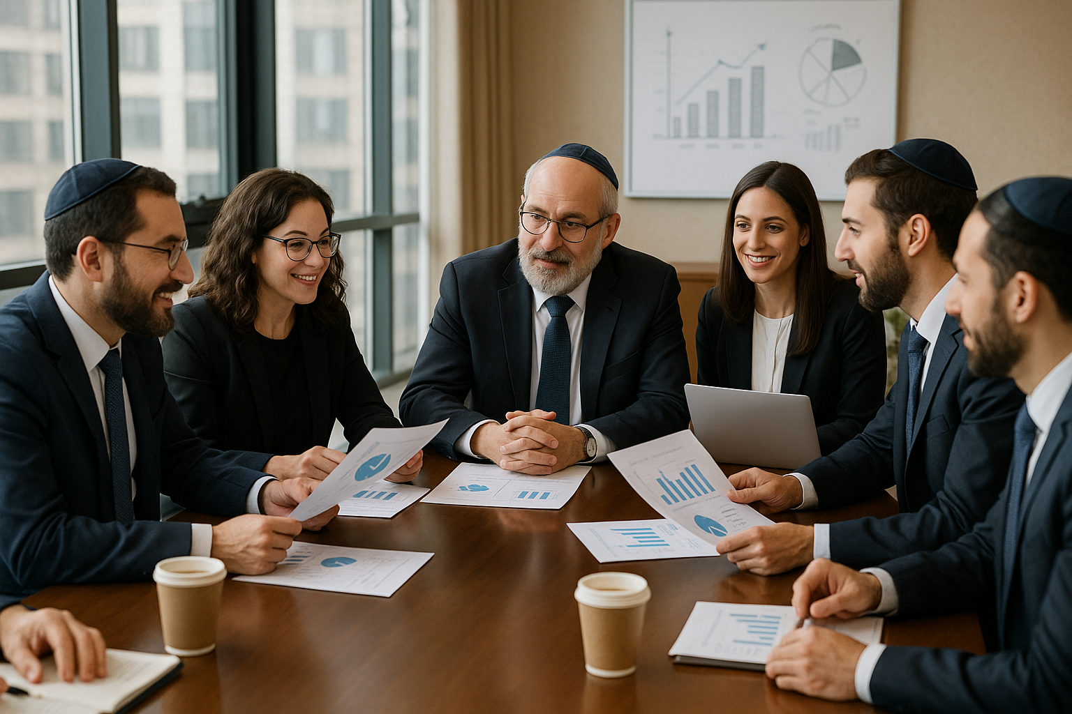 Jewish business meeting'